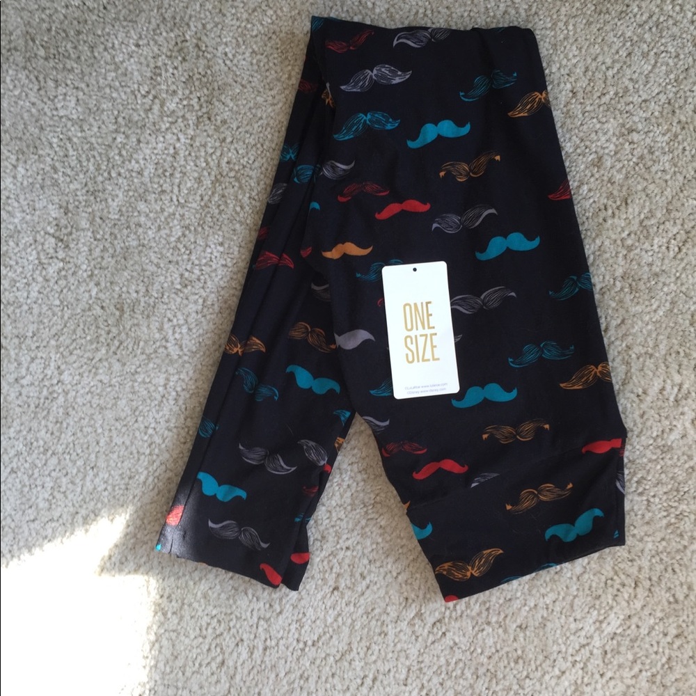 Lularoe Mustache Leggings: Hard to Find!!!